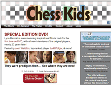 Tablet Screenshot of chesskidsmovie.com